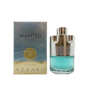 Azzaro Wanted Tonic Eau de Toilette - Aqua Blue Bottle 100ml